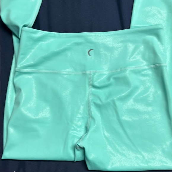 Zyia Metallic Mint Green Light N Tight 8-10 - Picture 3 of 3